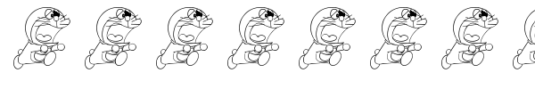 Doraemon Slalala font preview